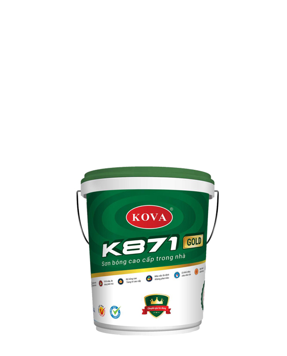 K-871 Sơn bóng cao cấp trong nhà 4kg